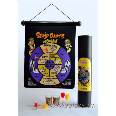 Купить Дартс магнитый "Strip Darts" с рюмками LY15-2r опт