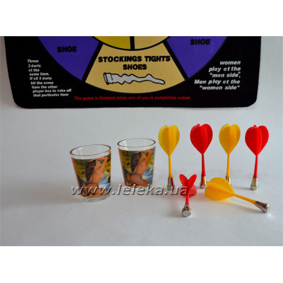 Купить дартс магнитый "Strip Darts" с рюмками