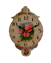 Часы с маятником "Scotts Rose" - BL-CK01 B