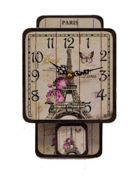 Часы с маятником "la tour Eiffel" - BL-CK04 B Часы с маятником "la tour Eiffel" - BL-CK04 B