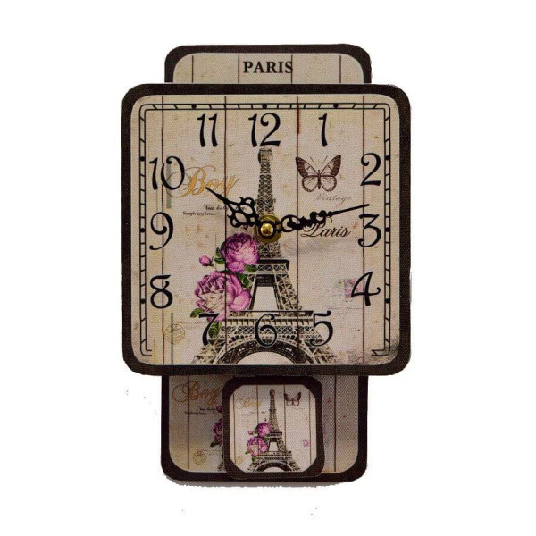 Годинник з маятником "la tour Eiffel" - BL-CK04 B